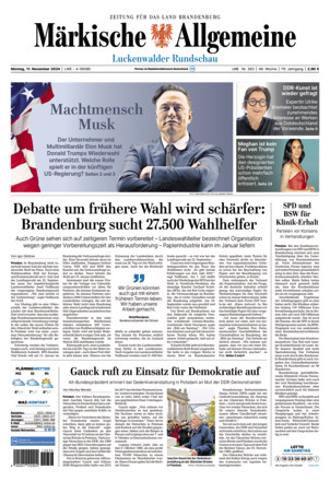 MAZ Luckenwalder Rundschau